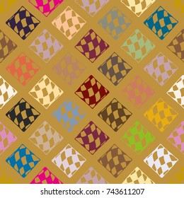 Abstract color seamless pattern for new background.