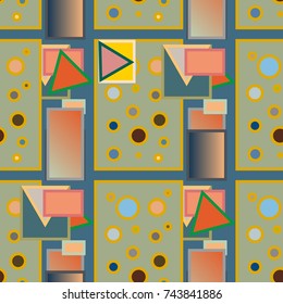 Abstract color seamless pattern for new background.