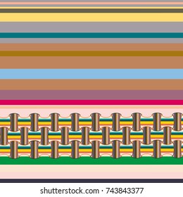 Abstract color seamless pattern for new background.