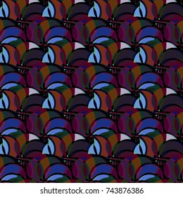 Abstract color seamless pattern for new background.