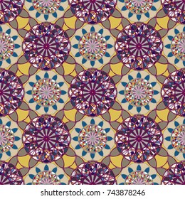 Abstract color seamless pattern for new background.