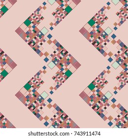 Abstract color seamless pattern for new background.