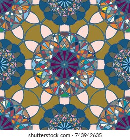 Abstract color seamless pattern for new background.