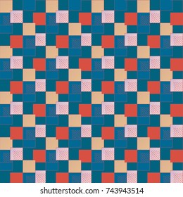 Abstract color seamless pattern for new background.