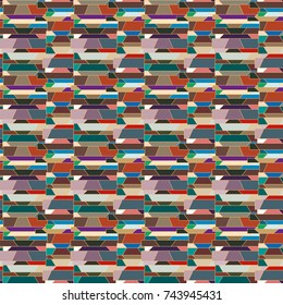 Abstract color seamless pattern for new background.