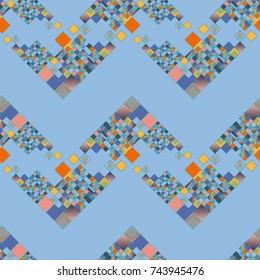 Abstract color seamless pattern for new background.
