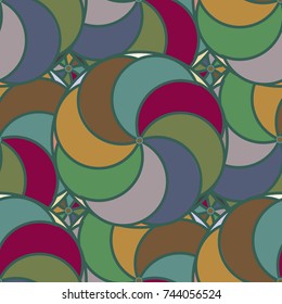 Abstract color seamless pattern for new background.
