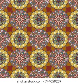 Abstract color seamless pattern for new background.