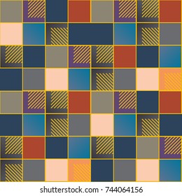 Abstract color seamless pattern for new background.
