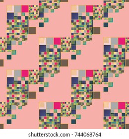 Abstract color seamless pattern for new background.