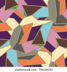 Abstract color seamless pattern for new background.