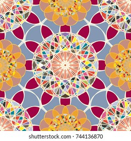 Abstract color seamless pattern for new background.
