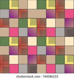 Abstract color seamless pattern for new background.