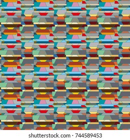 Abstract color seamless pattern for new background.