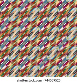 Abstract color seamless pattern for new background.