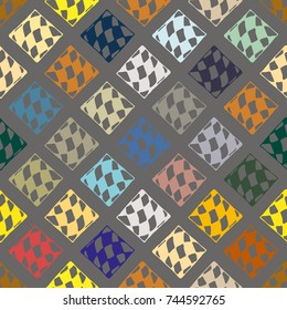 Abstract color seamless pattern for new background.