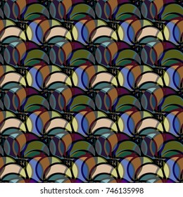 Abstract color seamless pattern for new background.