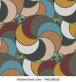 Abstract color seamless pattern for new background.