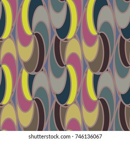 Abstract color seamless pattern for new background.