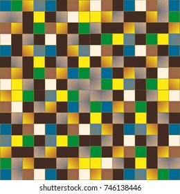 Abstract color seamless pattern for new background.