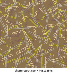 Abstract color seamless pattern for new background.