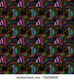 Abstract color seamless pattern for new background.