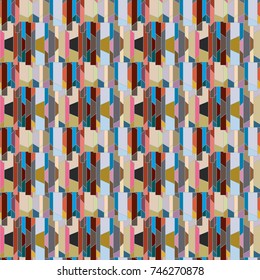 Abstract color seamless pattern for new background.