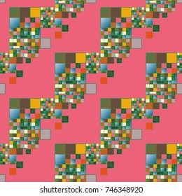Abstract color seamless pattern for new background.
