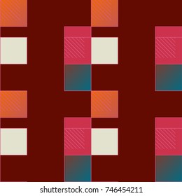 Abstract color seamless pattern for new background.