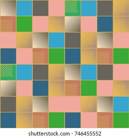 Abstract color seamless pattern for new background.