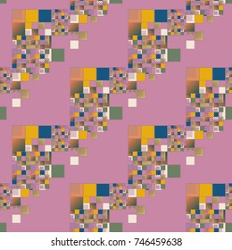 Abstract color seamless pattern for new background.