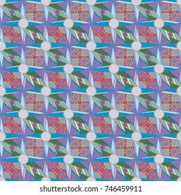 Abstract color seamless pattern for new background.