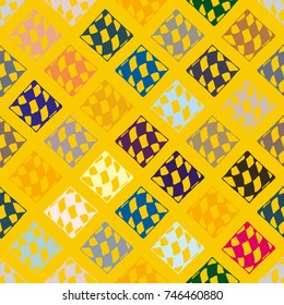 Abstract color seamless pattern for new background.