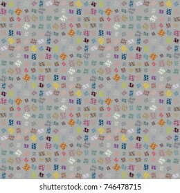Abstract color seamless pattern for new background.