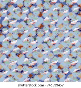 Abstract color seamless pattern for new background.