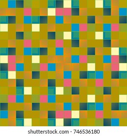Abstract color seamless pattern for new background.
