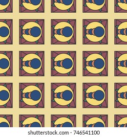 Abstract color seamless pattern for new background.