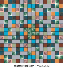 Abstract color seamless pattern for new background.