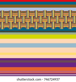 Abstract color seamless pattern for new background.