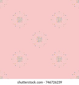 Abstract color seamless pattern for new background.
