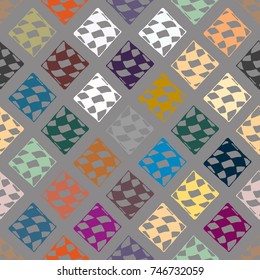 Abstract color seamless pattern for new background.