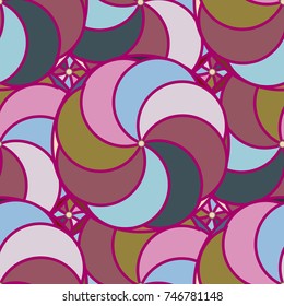 Abstract color seamless pattern for new background.