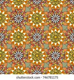 Abstract color seamless pattern for new background.