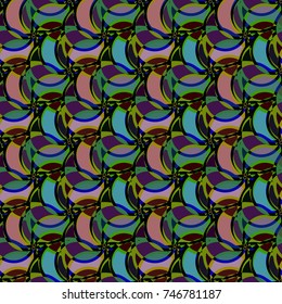 Abstract color seamless pattern for new background.