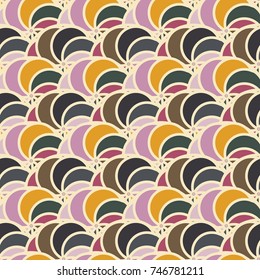 Abstract color seamless pattern for new background.