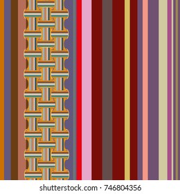 Abstract color seamless pattern for new background.