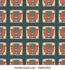 Abstract color seamless pattern for new background.