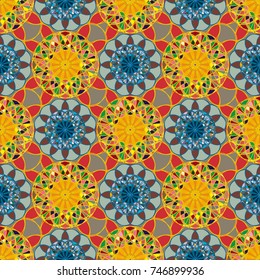 Abstract color seamless pattern for new background.
