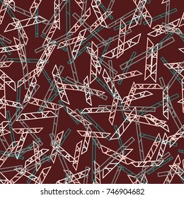 Abstract color seamless pattern for new background.