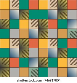 Abstract color seamless pattern for new background.